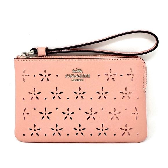Coach Handbags - NWT Coach Corner Zip Wristlet
